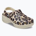 Női papucs Crocs Classic Platform Animal Remix bone/leopard 9