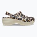 Női papucs Crocs Classic Platform Animal Remix bone/leopard 10
