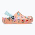 Gyermek Crocs Classic Pool Party Clog T narancssárga 207846-83E flip flopok 12
