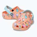 Gyermek Crocs Classic Pool Party Clog T narancssárga 207846-83E flip flopok 16