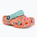 Gyermek Crocs Classic Pool Party Clog T narancssárga 207846-83E flip flopok