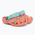 Gyermek Crocs Classic Pool Party Clog T narancssárga 207846-83E flip flopok 5
