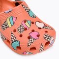 Gyermek Crocs Classic Pool Party Clog T narancssárga 207846-83E flip flopok 8