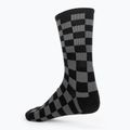 Vans Checkeboard Crew II férfi zokni fekete/szürke 2