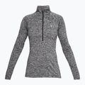 Under Armour Tech 1/2 Zip női pulóver - Twist fekete/fekete/metál ezüst 4