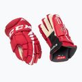 Gyermek hokikesztyű CCM JetSpeed FT4 JR red/white