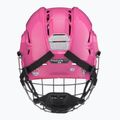 Gyerek jégkorongsisak CCM Tacks 70 Combo JR pink 4