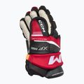 CCM Tacks XF Pro SR hokikesztyű fekete/piros/fehér 3
