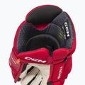 CCM Tacks XF Pro SR piros/fehér jégkorong kesztyű 4