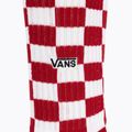 Férfi zokni Vans Checkeboard Crew II red/white checkerboard 3