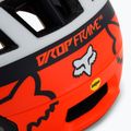 FOX kerékpáros sisak Dropframe Pro Dvide narancssárga-fekete 29396 7