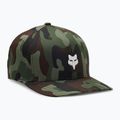 Férfi Fox Racing Fox Head Camo Tech Flexfit zöld terepszínű baseball sapka