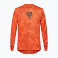 Férfi kerékpáros hosszú ujjú Fox Racing Ranger Tru Dri vérnarancs
