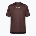 Fox Racing Ranger Wordmark férfi kerékpáros mez kakaó barna