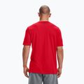 Under Armour Sportstyle Left Chest SS férfi edzőpóló piros/fekete 2