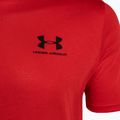 Under Armour Sportstyle Left Chest SS férfi edzőpóló piros/fekete 6