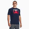 Férfi Under Armour Boxed Sportstyle edzőpóló tengerészkék 1329581-408