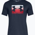 Férfi Under Armour Boxed Sportstyle edzőpóló tengerészkék 1329581-408 5