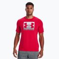 Férfi póló Under Armour Boxed Sportstyle red/steel
