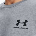 Férfi Under Armour Sportstyle Left Chest SS steel light heather/fekete edzőpóló 3
