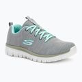 SKECHERS Graceful Twisted Fortune női edzőcipő szürke/mint