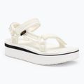 Női túraszandálok Teva Flatform Universal Mesh Print világos fehér