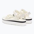 Női túraszandálok Teva Flatform Universal Mesh Print világos fehér 3