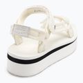 Női túraszandálok Teva Flatform Universal Mesh Print világos fehér 9