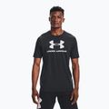 Under Armour UA Sportstyle Logo SS férfi edzőpóló fekete 1329590