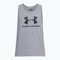 Férfi Under Armour Sportstyle Logo Tank tréning póló szürke 1329589 5