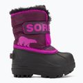 Sorel Snow Commander gyermek hócsizma lila dália/groovy pink 2