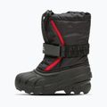 Sorel Flurry Dtv gyermek hócsizma fekete/világos piros 8