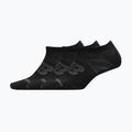 New Balance Flat Knit No Show zokni 3 pár fekete