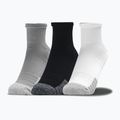 Under Armour Heatgear Quarter sportzokni 3 pár szürke/fekete/fehér 1353262