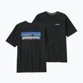 Férfi Patagonia P-6 Logo Responsibili-Tee trekking póló fekete 7