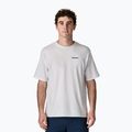 Férfi trekking póló Patagonia P-6 Logo Responsibili-Tee white