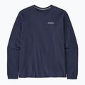 Férfi tekking hosszú ujjú Patagonia P-6 Logo Responsibili classic navy 4