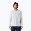 Férfi Patagonia P-6 Logo Responsibili Longsleeve fehér