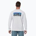 Férfi Patagonia P-6 Logo Responsibili Longsleeve fehér 2