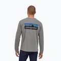 Férfi Patagonia P-6 Logo Responsibili gravel heather longsleeve 2