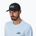 Baseball sapka Patagonia P-6 Logo Trucker black 3