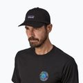 Patagonia P-6 Label Trad fekete baseballsapka 3