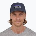 Patagonia P-6 Logo Trucker baseball sapka tengerészkék 3