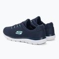 Női edzőcipő SKECHERS Summits navy/világoskék 3