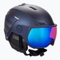 Női síbukósisak Salomon Icon Lt Visor tengerészkék L41199800