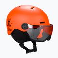 Gyermek síbukósisak Salomon Grom Visor Narancs L40836900