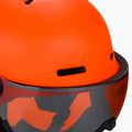 Gyermek síbukósisak Salomon Grom Visor Narancs L40836900 6
