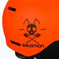 Gyermek síbukósisak Salomon Grom Visor Narancs L40836900 7