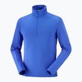 Férfi Salomon Outrack HZ Mid fleece melegítőfelső kék LC1711000