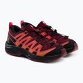 Salomon XA Pro V8 gyerek túrabakancs bordó L41613800 5